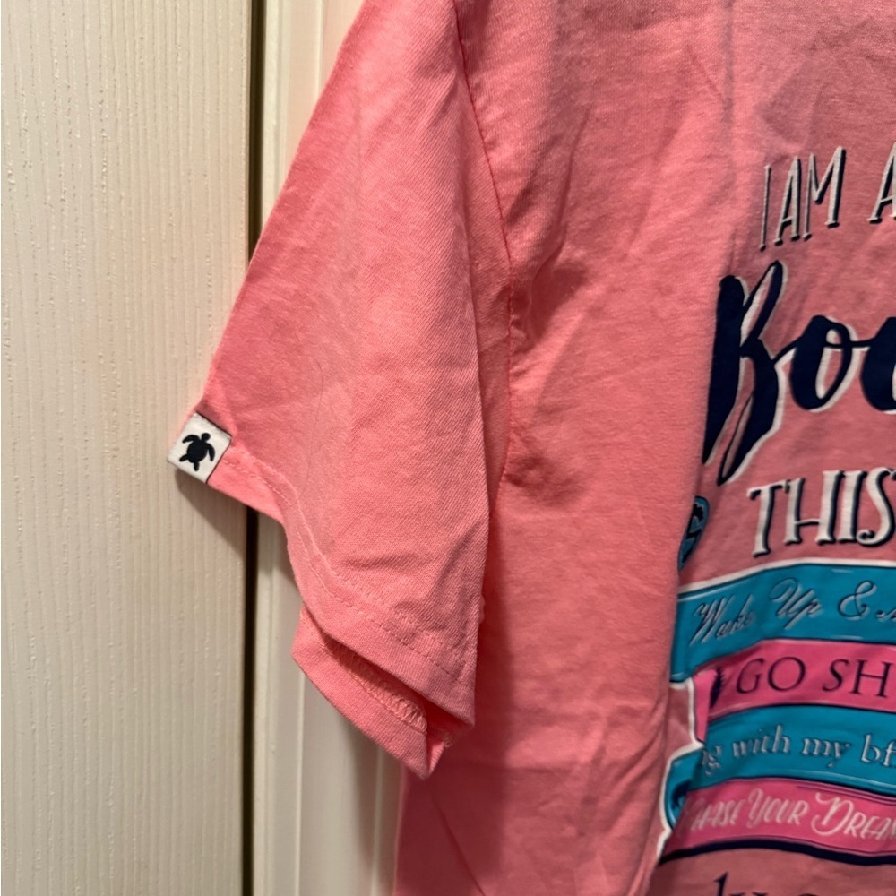 NWT Simply Southern “I am All Booked this Week” T-shirt - Picture 5 of 8